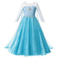 Summer Fancy Queen Elsa Anna Costume Girls