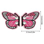 1 Pair Bling Bat Shoe Wings Embroidery DIY