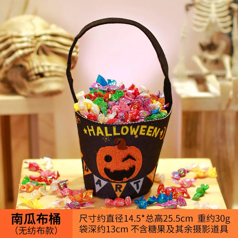 Halloween Theme Candy Bucket Bag
