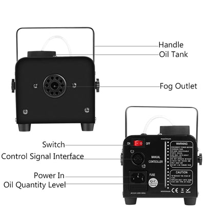 Mini 400W Fog Smoke Mist Effect Machine