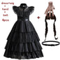 Wednesday Adams Cosplay for Girls Costume 2025