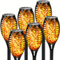 12LED Solar Flame Light Outdoor,Waterproof 12LEDs