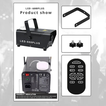 Disco Party automatic fog machine LED-600PLUS