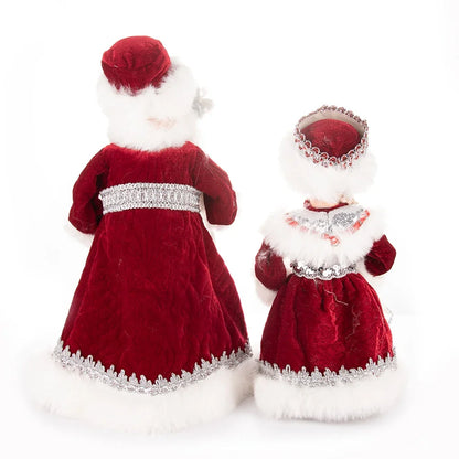 Santa Claus Boy Girl Russian Electric Music Doll