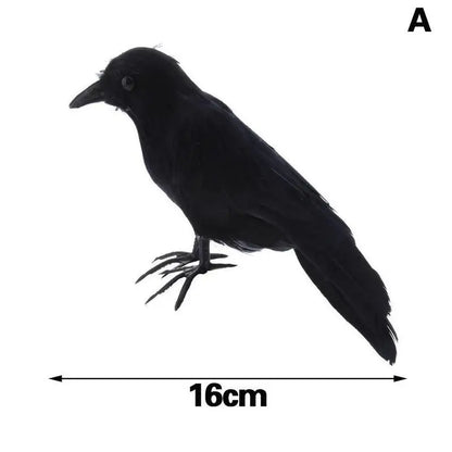 Halloween Decoracion Simulation Black Crow