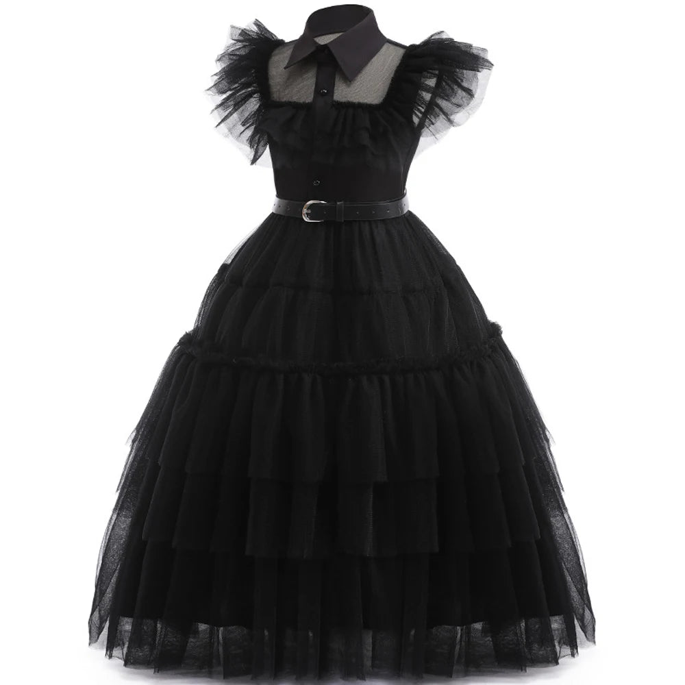 Wednesday Addams Costume for Girls - Festivewarehouse™