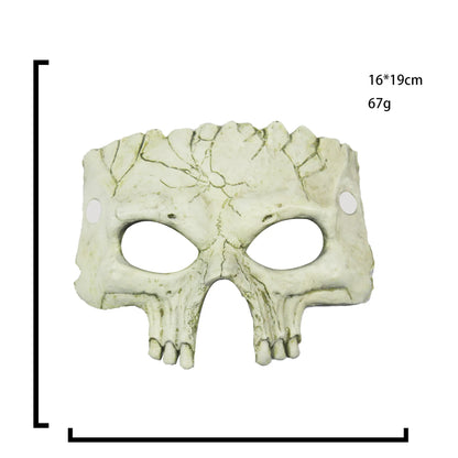 Realistic 3D Skeleton Half Mask