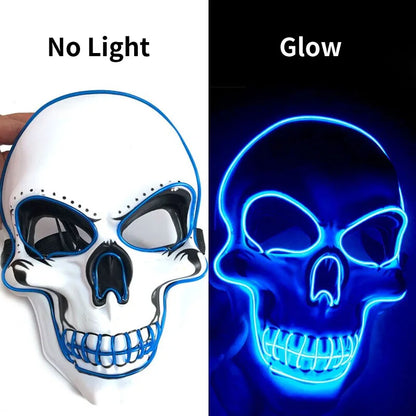 Skull Mask LED Cold Light