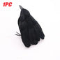 1-6PCS Scare Black Feather Crow