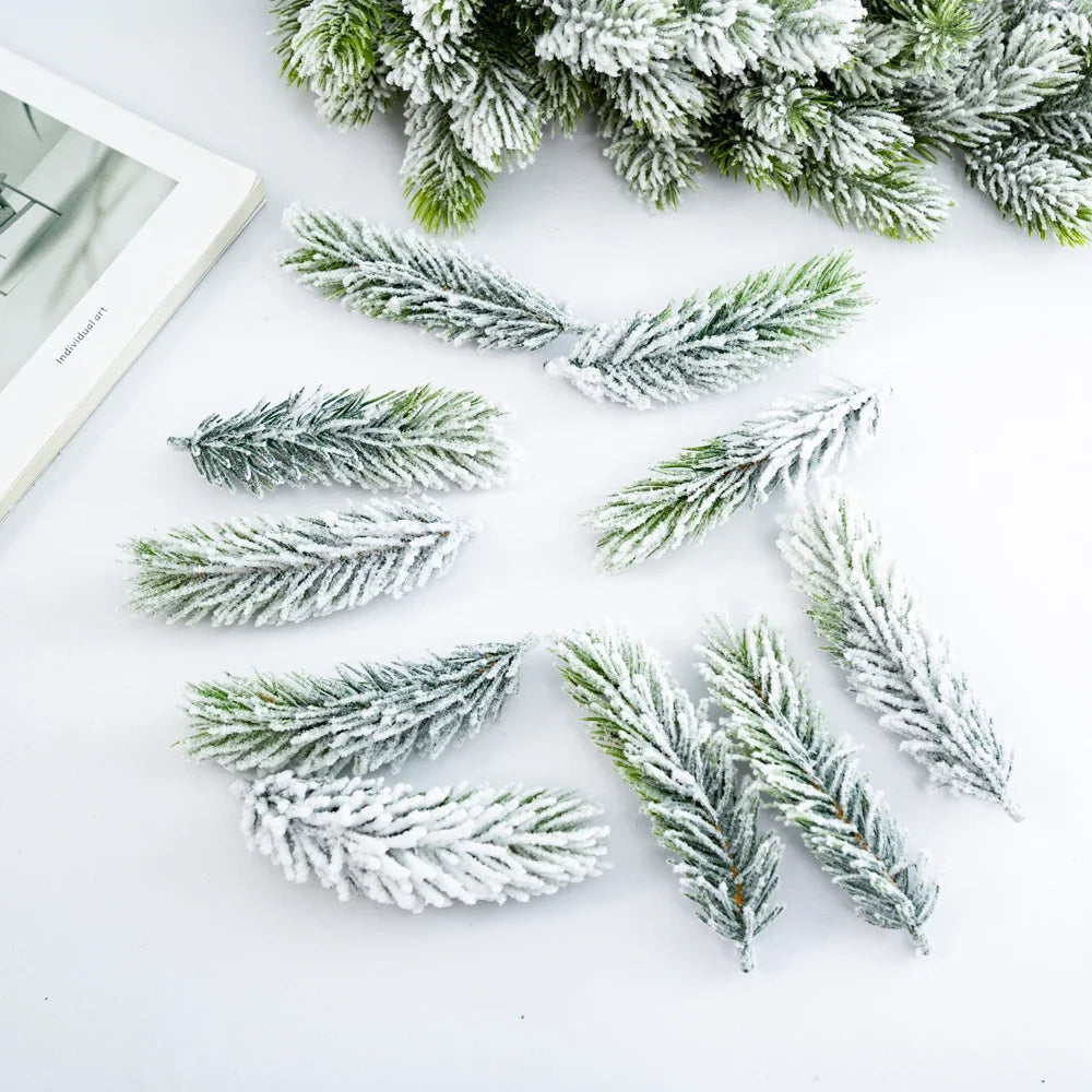 Artificial Pine Branches Christmas Wreath - Elegant Seasonal Decor