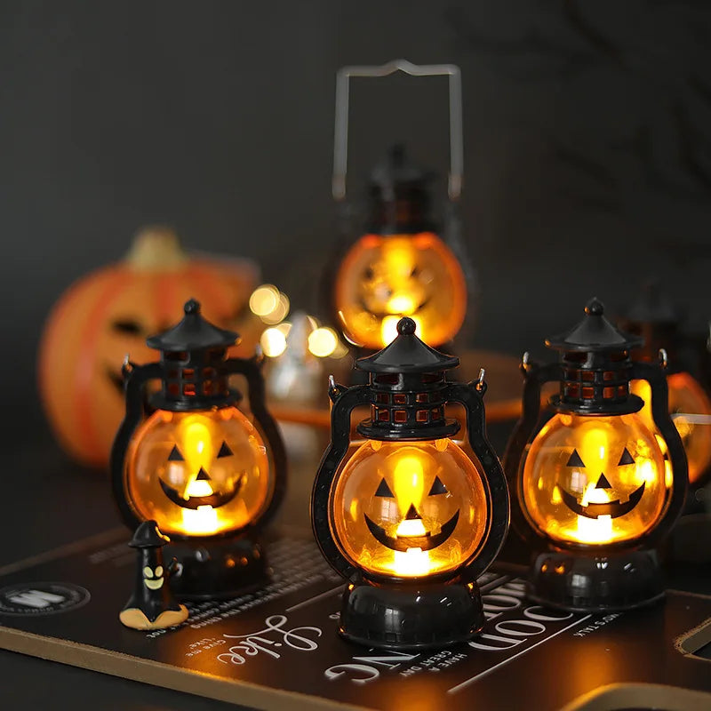 LED Hanging Pumpkin Lantern Light