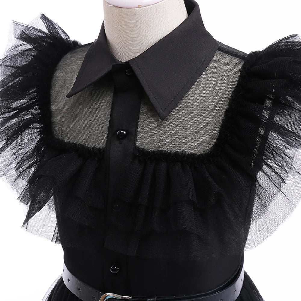 Wednesday Addams Costume for Girls - Festivewarehouse™