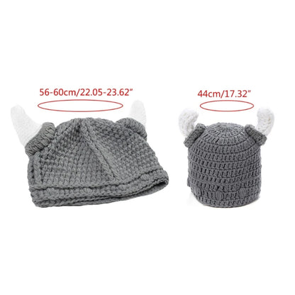 Viking Winter Knit Retro Beanie Cap