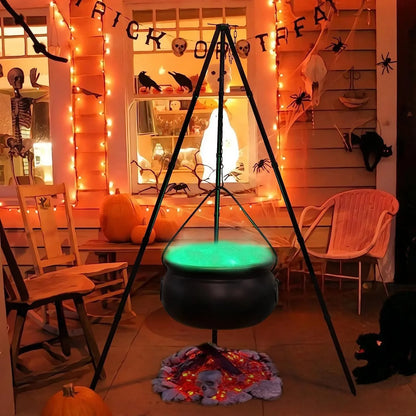 7.87inch Witch's Cauldron with Tripod and Lights