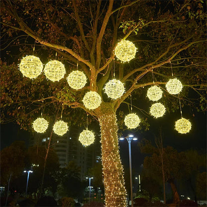 20/30CM Christmas Globe Fairy Light String Outdoor Lantern