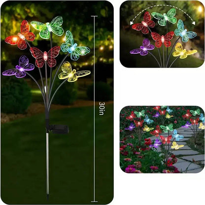 LED Solar Bee Firefly Butterfly Lights