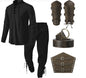 4 Pcs Halloween Men's Renaissance Costume Set