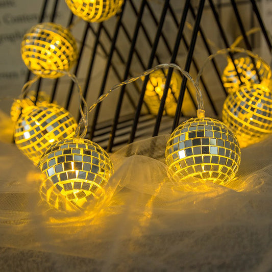 1.5M Disco Ball Lights Fairy Bulb Decorations String Lights