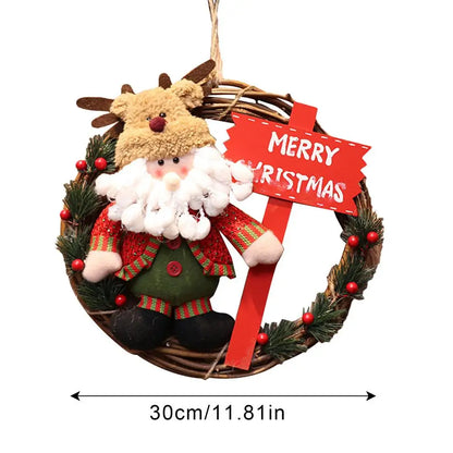 Christmas Wreath - Elegant Seasonal Decor - Decorative Wreath for Home & Holiday