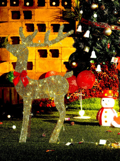 2D  Christmas Reindeer Outdoor Yard Decoration