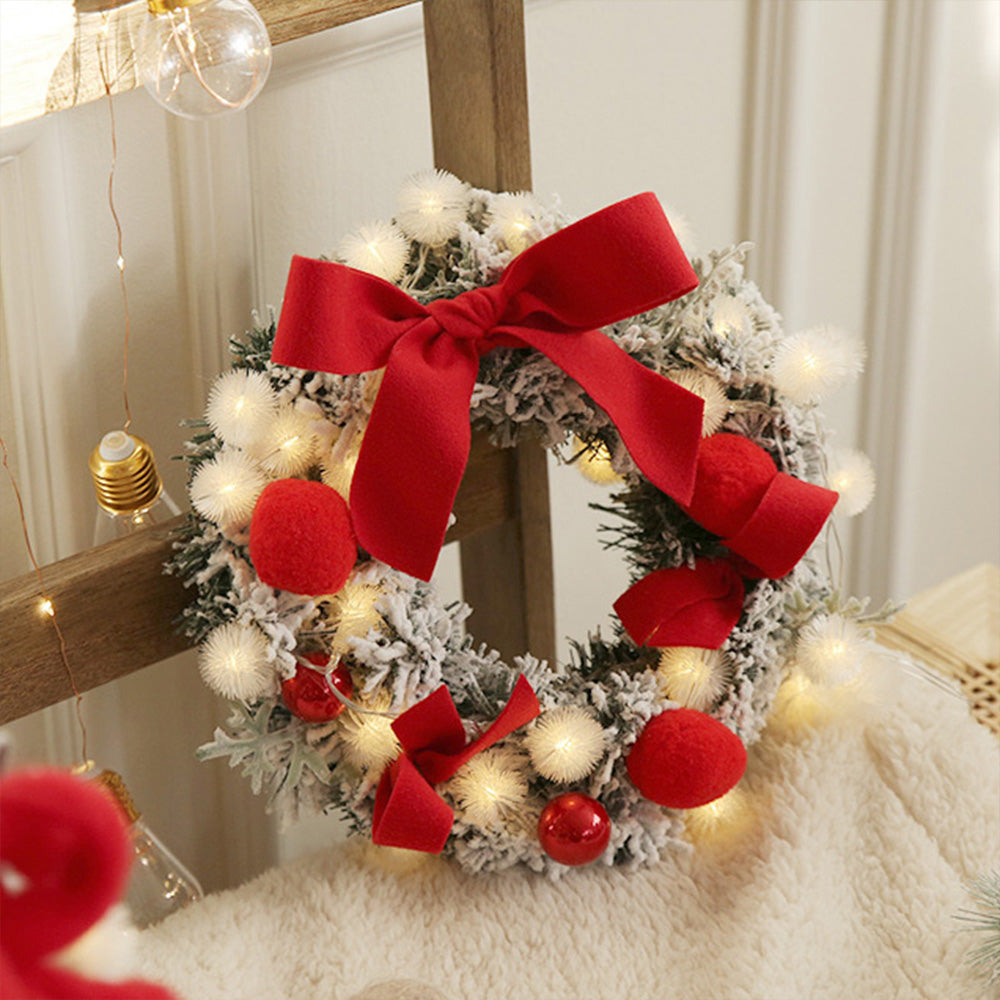 Christmas Wreath - Elegant Seasonal Decor - Decorative Wreath for Home & Holiday