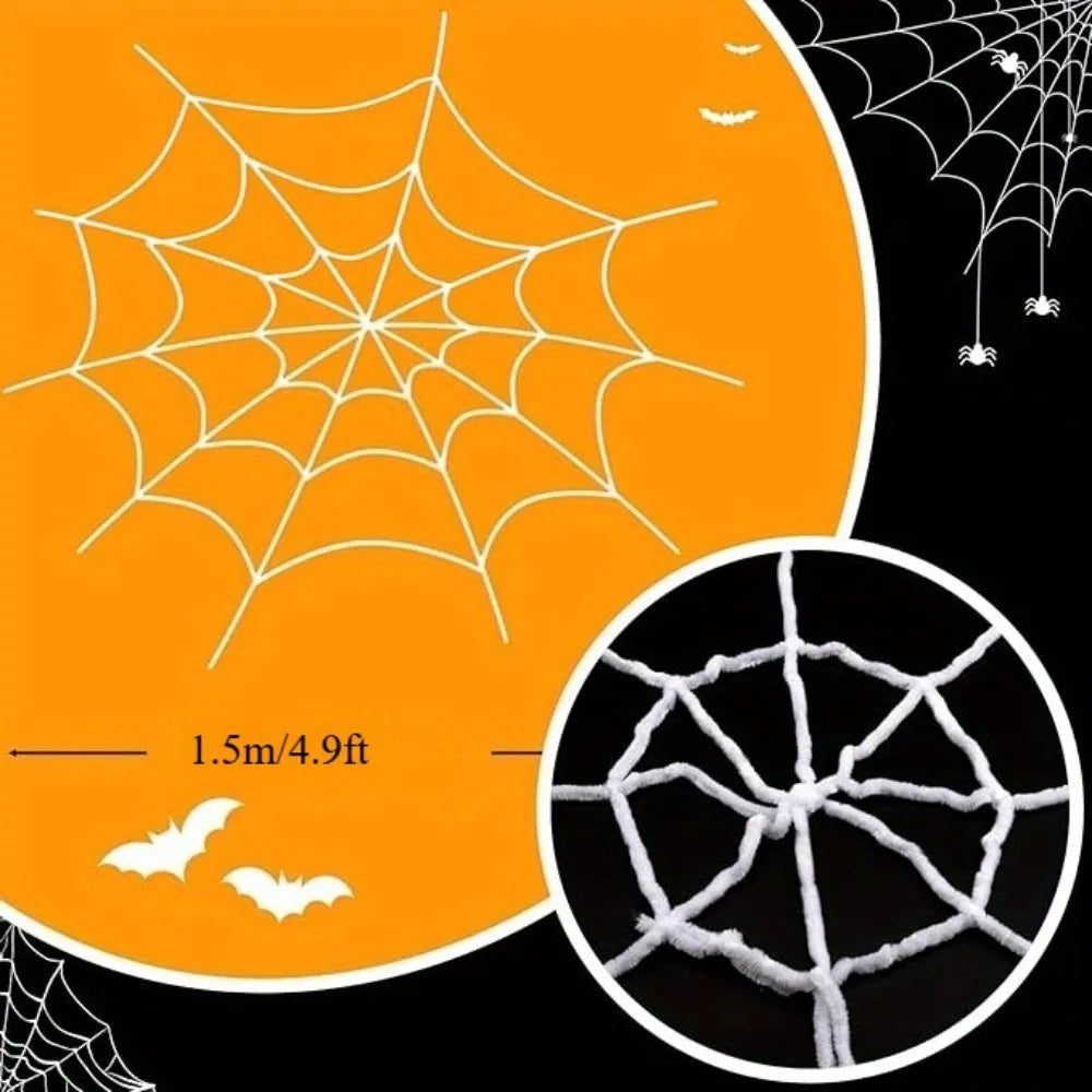 Halloween Spider Web Giant Stretchy Cobweb