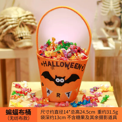 Halloween Theme Candy Bucket Bag
