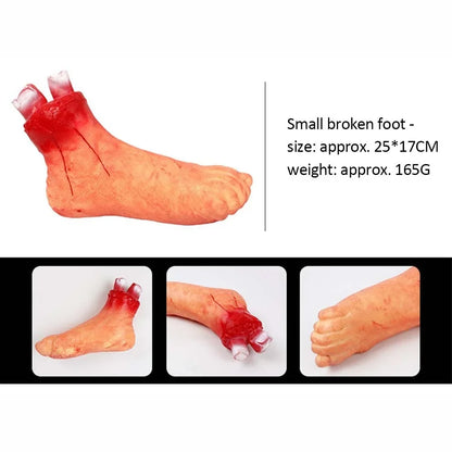 Halloween Horror Props Bloody Handger Leg Foot Brain Heart Halloween Supplies