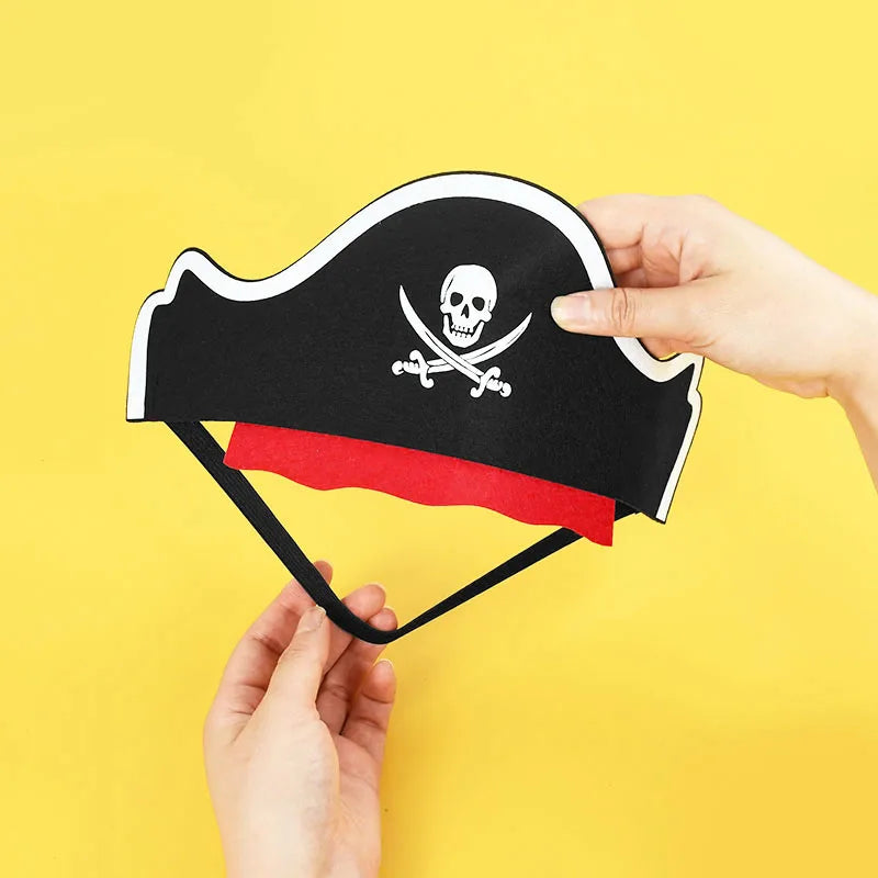 Pirate Hat For Kids 1/3/6pcs