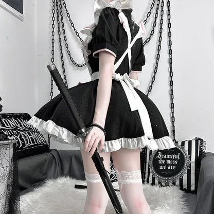 Chinese Style Maid Lolita Cosplay Costume