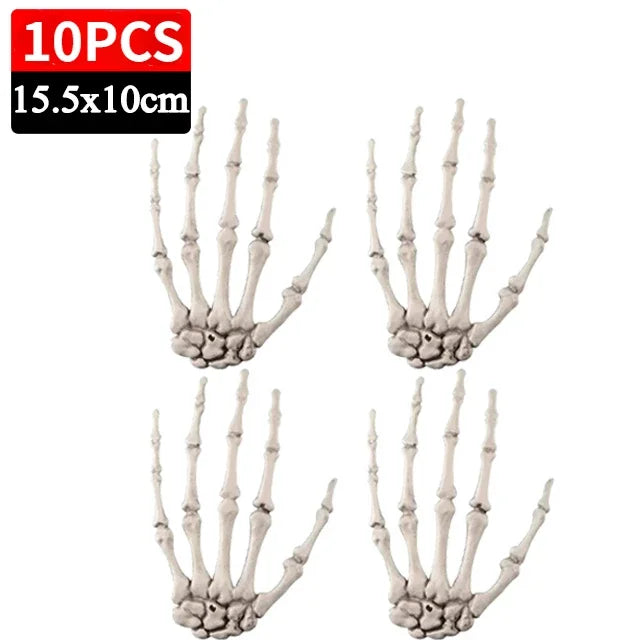 Scary Skull Hand Realistic Skeleton
