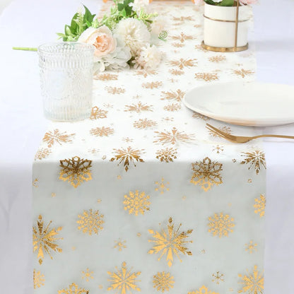 Golden Table Runner