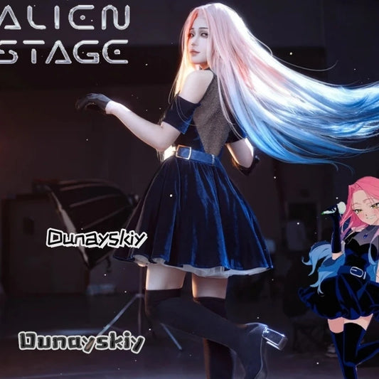 Anime ALIEN STAGE Mizi Cosplay Dress Costume