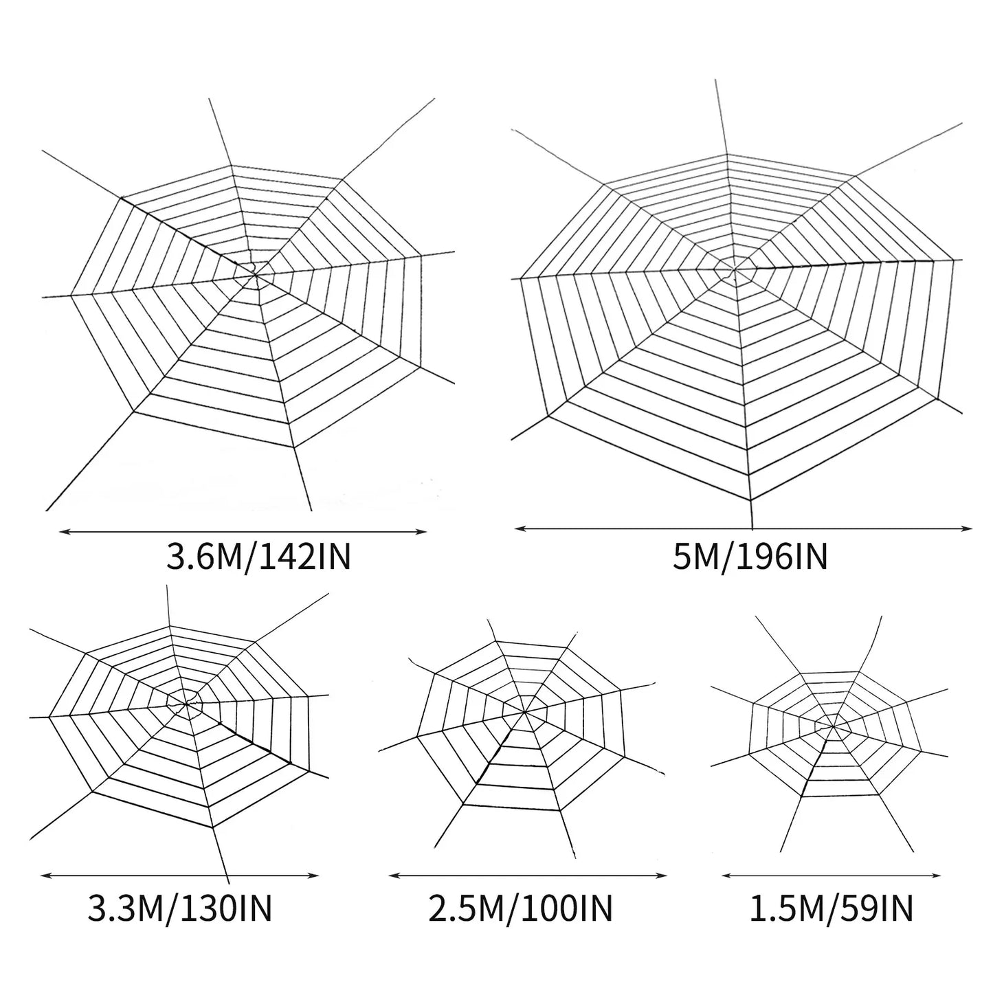 Giant Spider Web Halloween Decoration