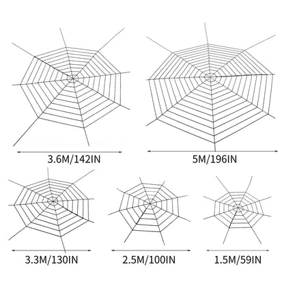 Giant Spider Web Halloween Decoration