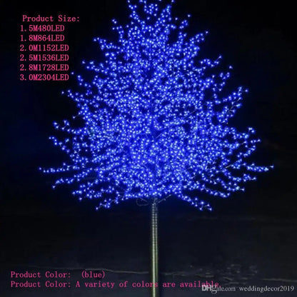 LED Cherry Blossom Christmas Tree Light – 1.5m Outdoor Lighting