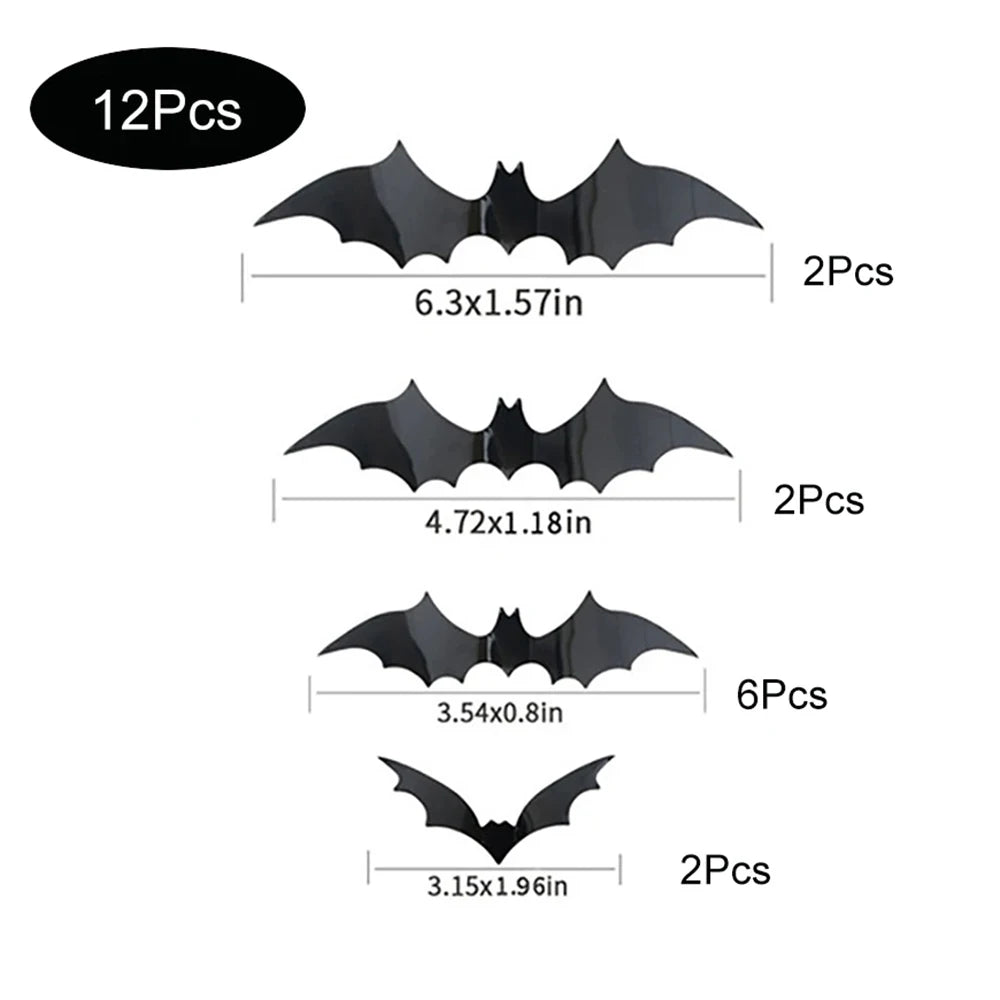 3D Pvc Bat on The Wall