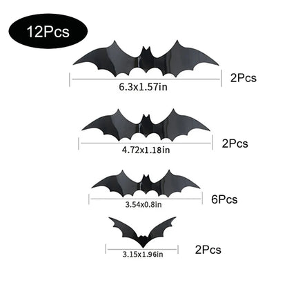 3D Pvc Bat on The Wall