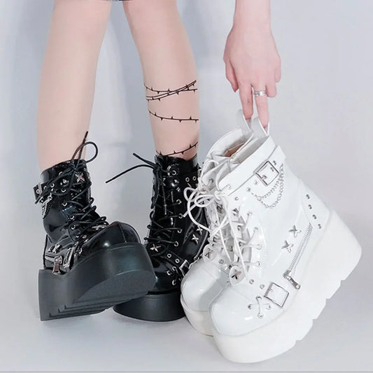New Gothic Style Boots Platform Vampire Cosplay
