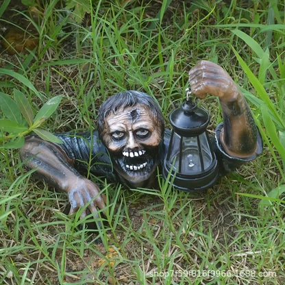 LED Zombie Lantern Halloween Crawling