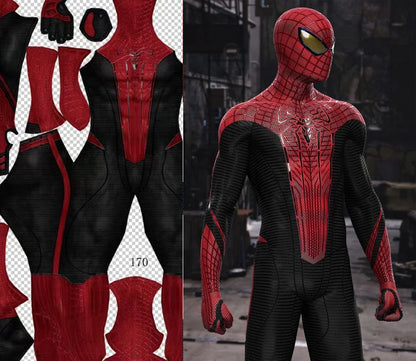 The Amazing Spiderman Cosplay TASM 1 Costume