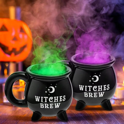 Witches Brew Black Ceramic Coffee Cup