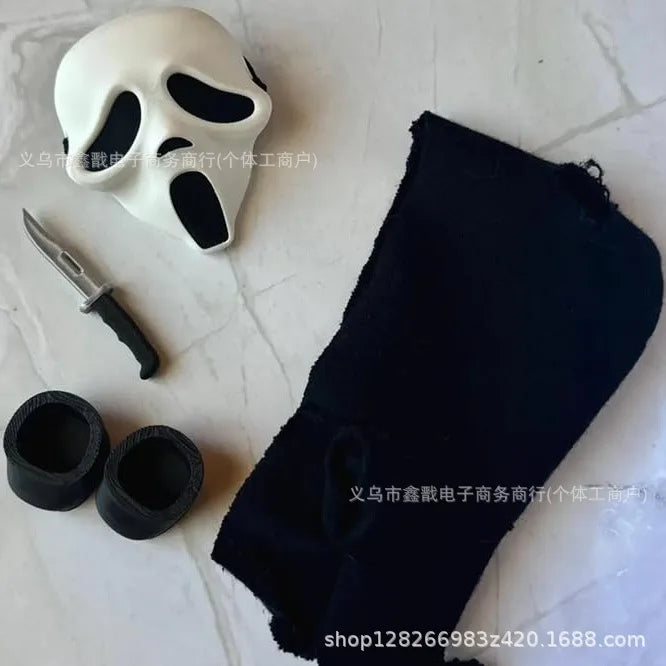 For/Cloth Labubu Doll Diy Terror Mask