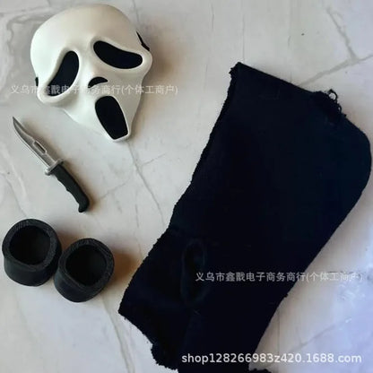 For/Cloth Labubu Doll Diy Terror Mask