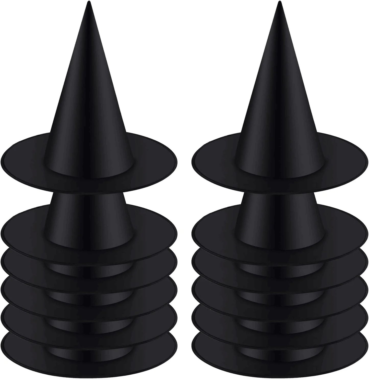 12pcs Halloween Witch Hat Cap