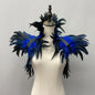 Natural Feather Shrugs Shawl For Women