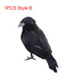 Simulation Fake Raven Bird Props