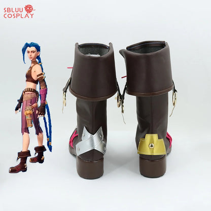 SBluuCosplay LOL Arcane Jinx Cosplay Boots