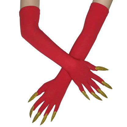 Cool Halloween gloves Green Ghost claws