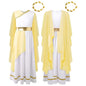 Girls Athena Costume Greek Princess Dress